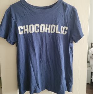 J. Crew 'Chocoholic' Blue Short sleeve shirt Size L
